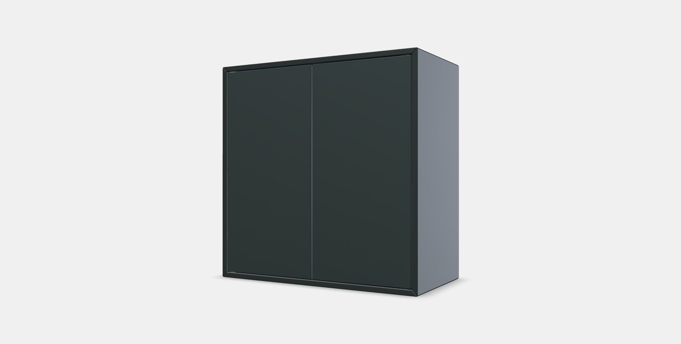 EKET Cabinet w 2 doors and 1 shelf Low-poly 3D model_12