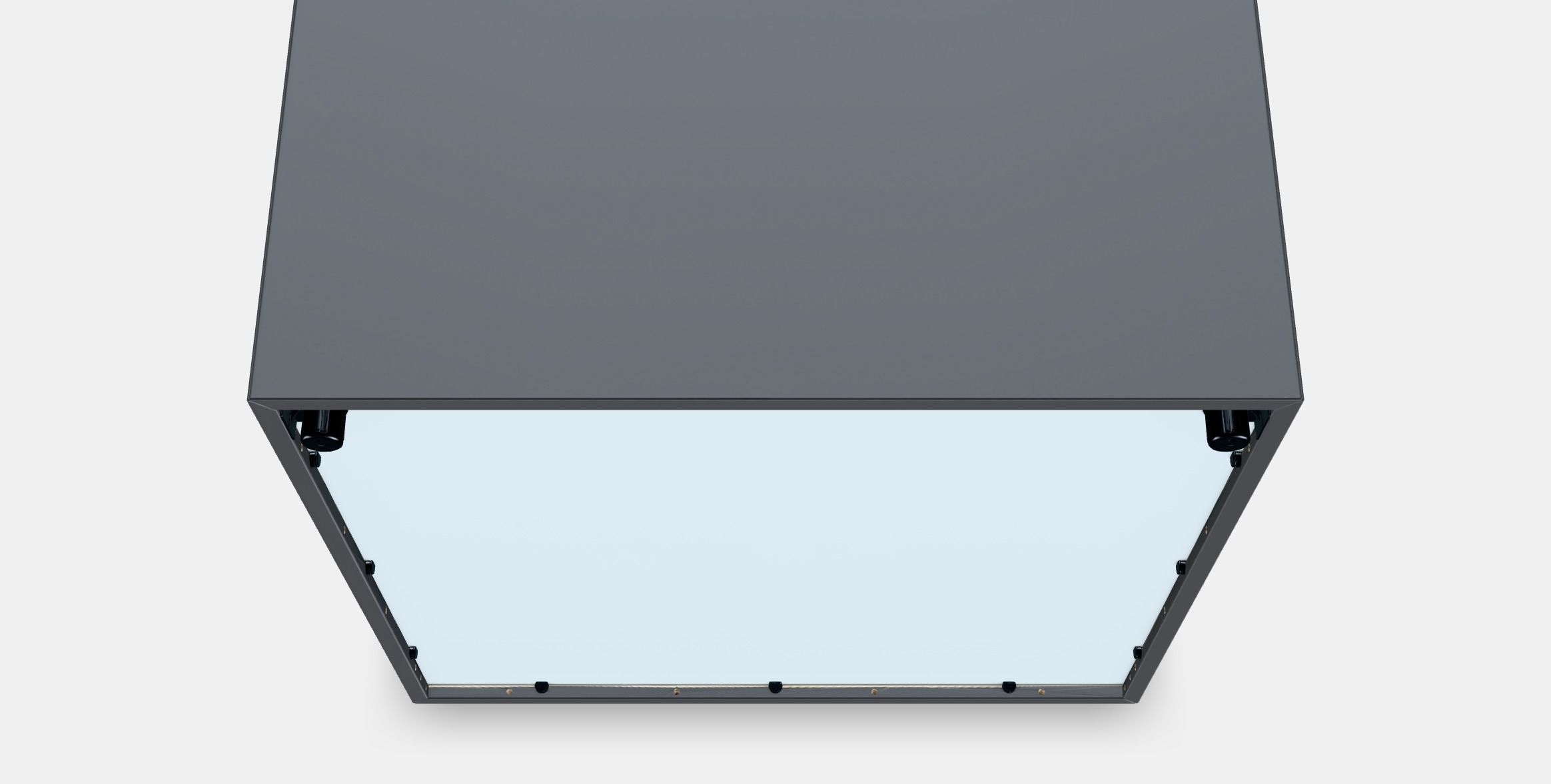 EKET Cabinet w 2 doors and 1 shelf Low-poly 3D model_7