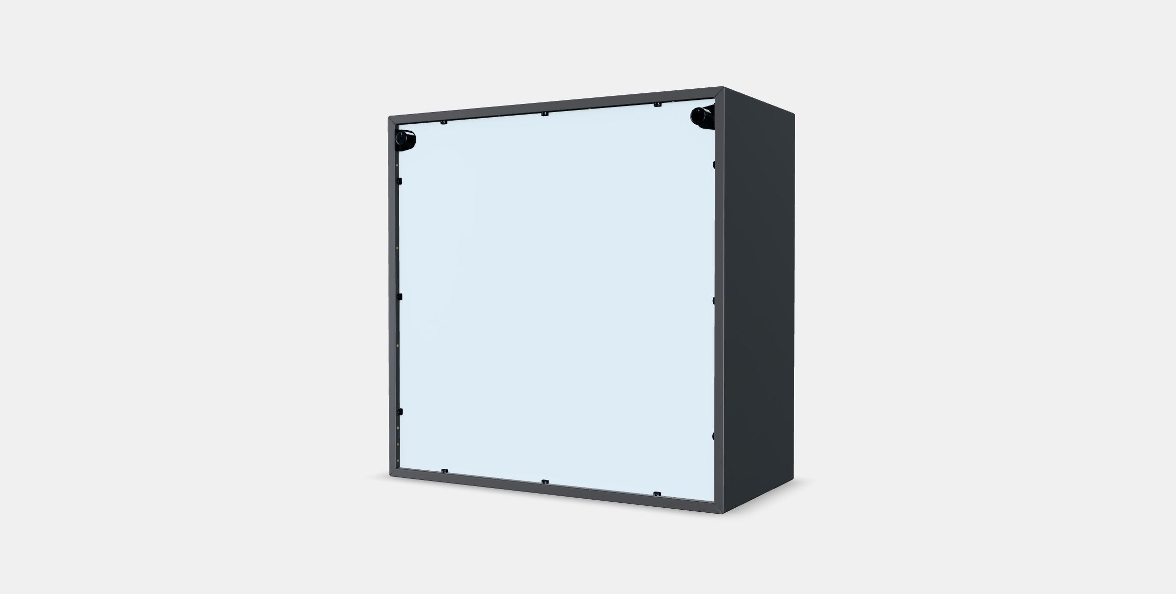 EKET Cabinet w 2 doors and 1 shelf Low-poly 3D model_4