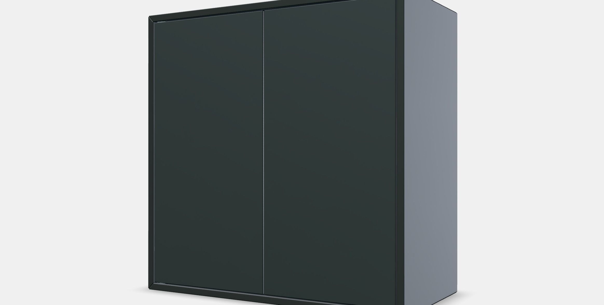 EKET Cabinet w 2 doors and 1 shelf Low-poly 3D model_13
