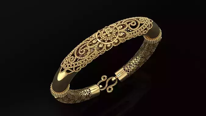 Lotus Bangle B334
