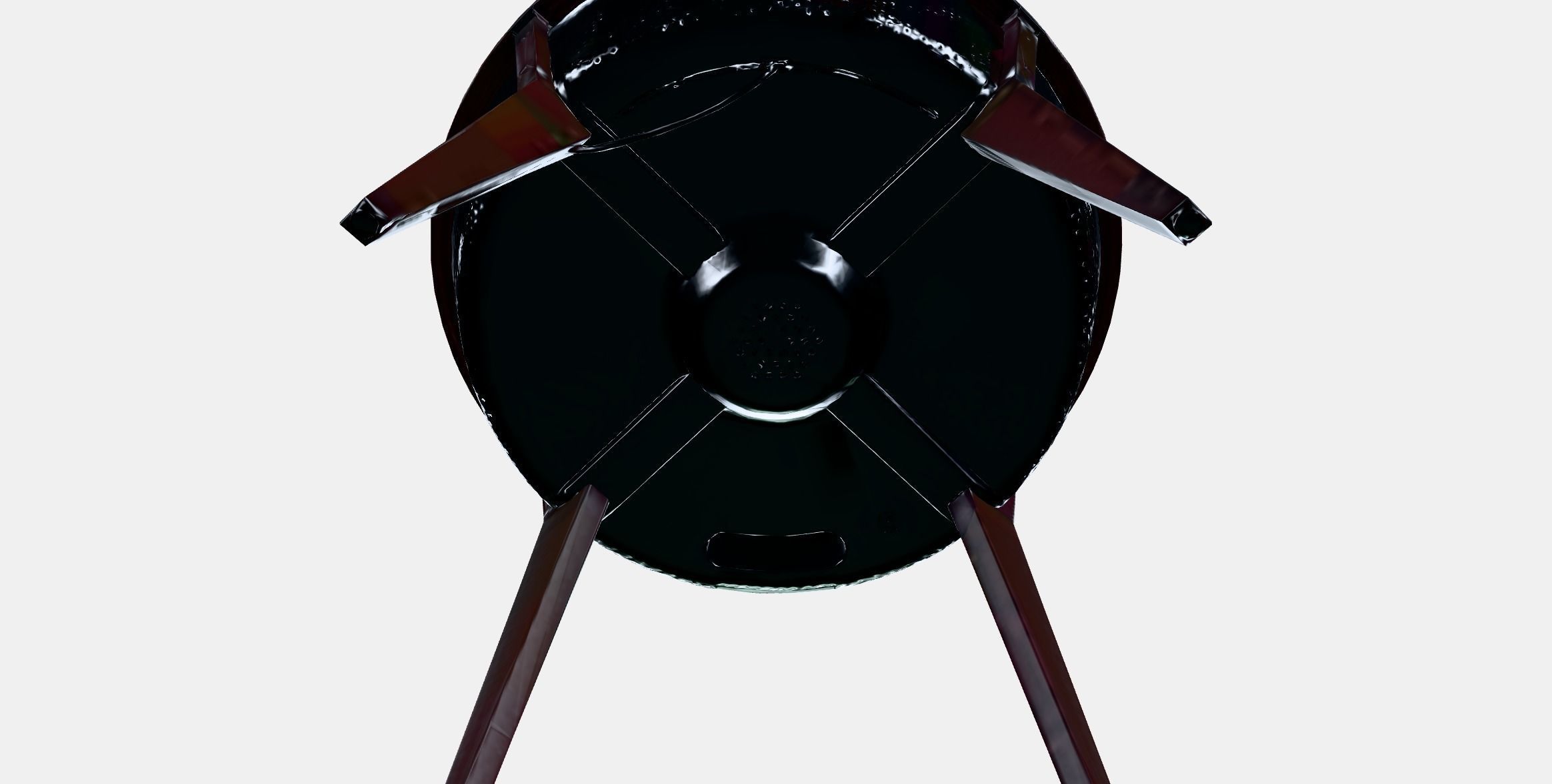 STARKVIND Table with air purifier Low-poly 3D model_8