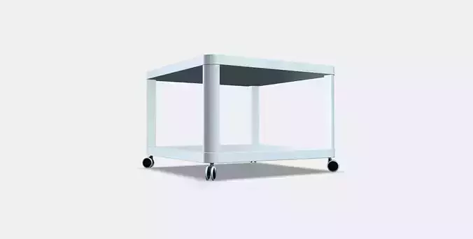 TINGBY Side table on castors Low-poly 3D model
