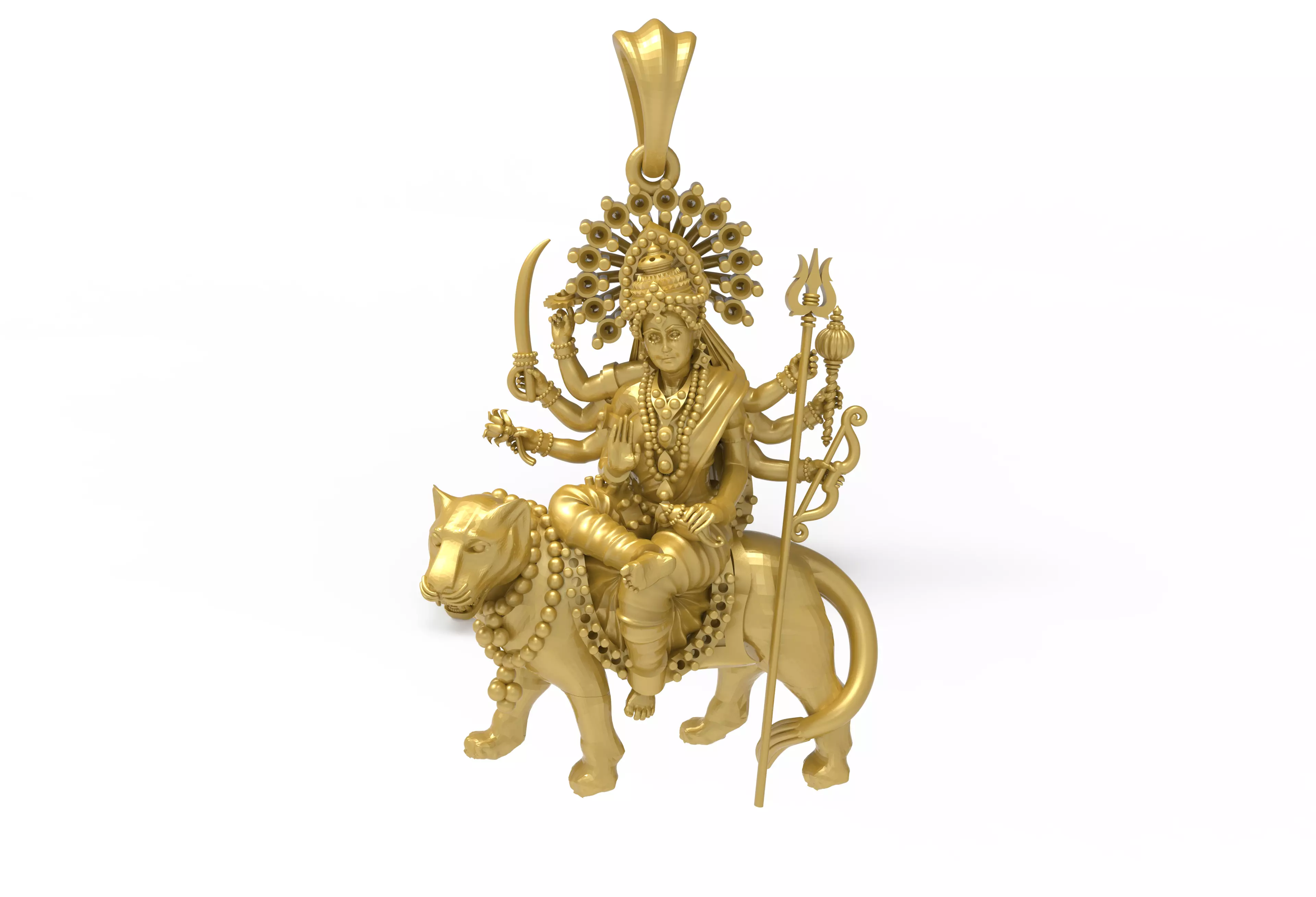 Sherawali mata Artwork- 65 3D print model