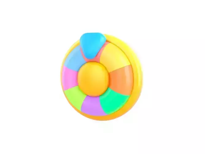 Prop284 Spin Wheel 3D model