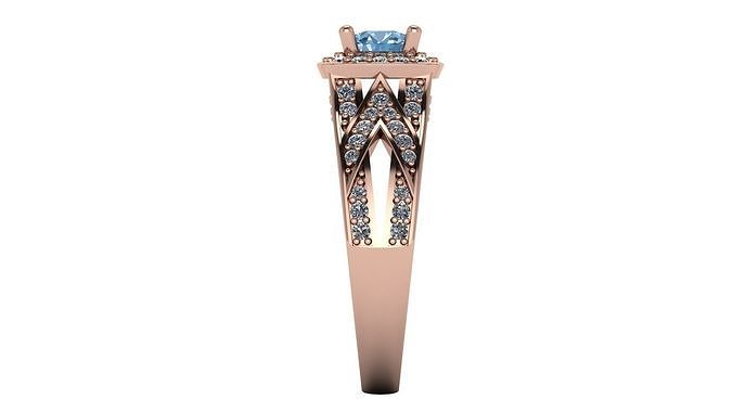 Engagement ring  Free 3D model
