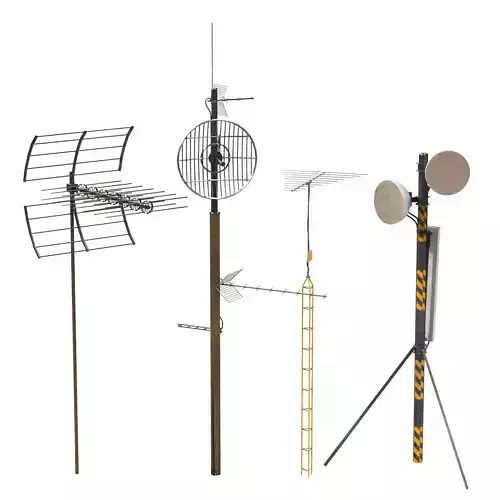 Radio Antenna 3D model