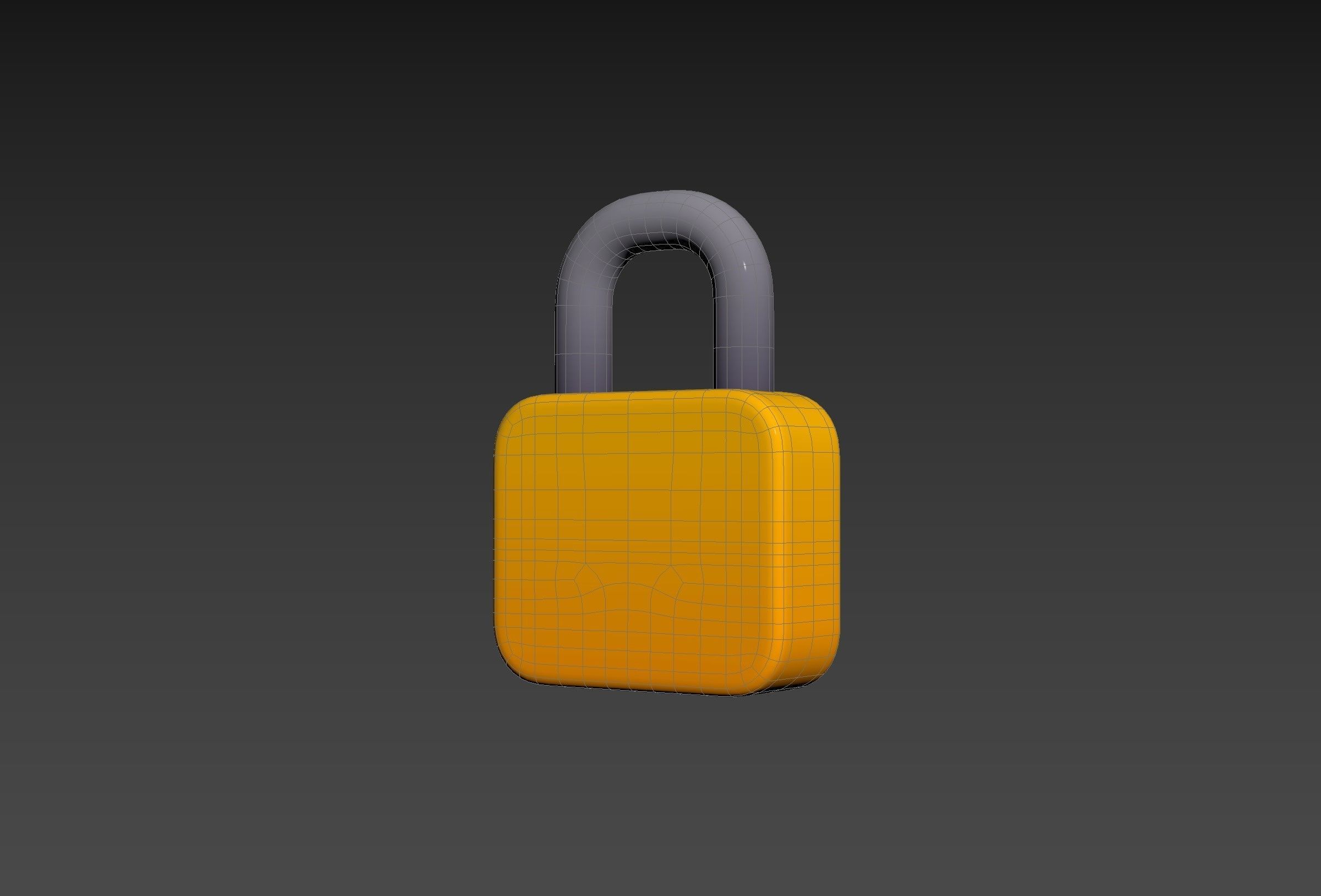 Padlock 3D model_23