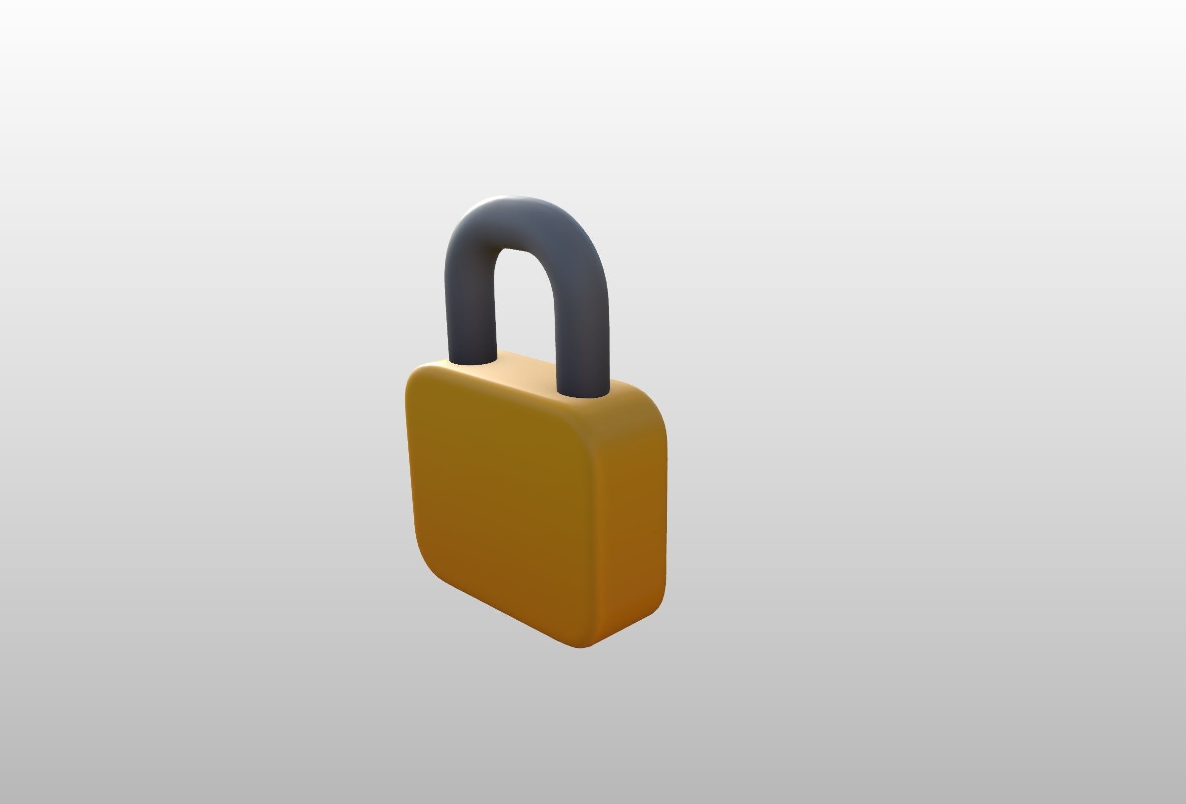 Padlock 3D model_13