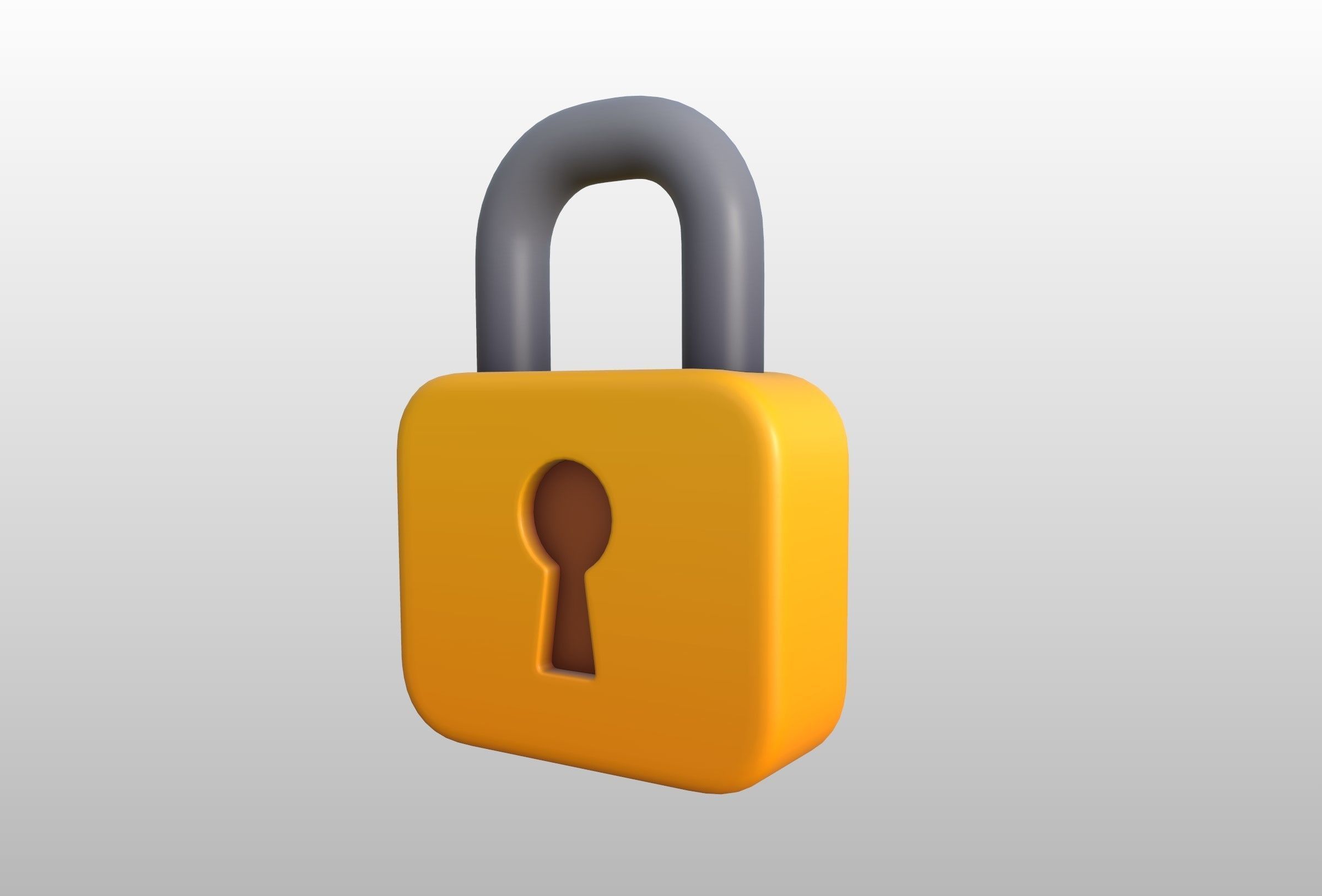 Padlock 3D model_15