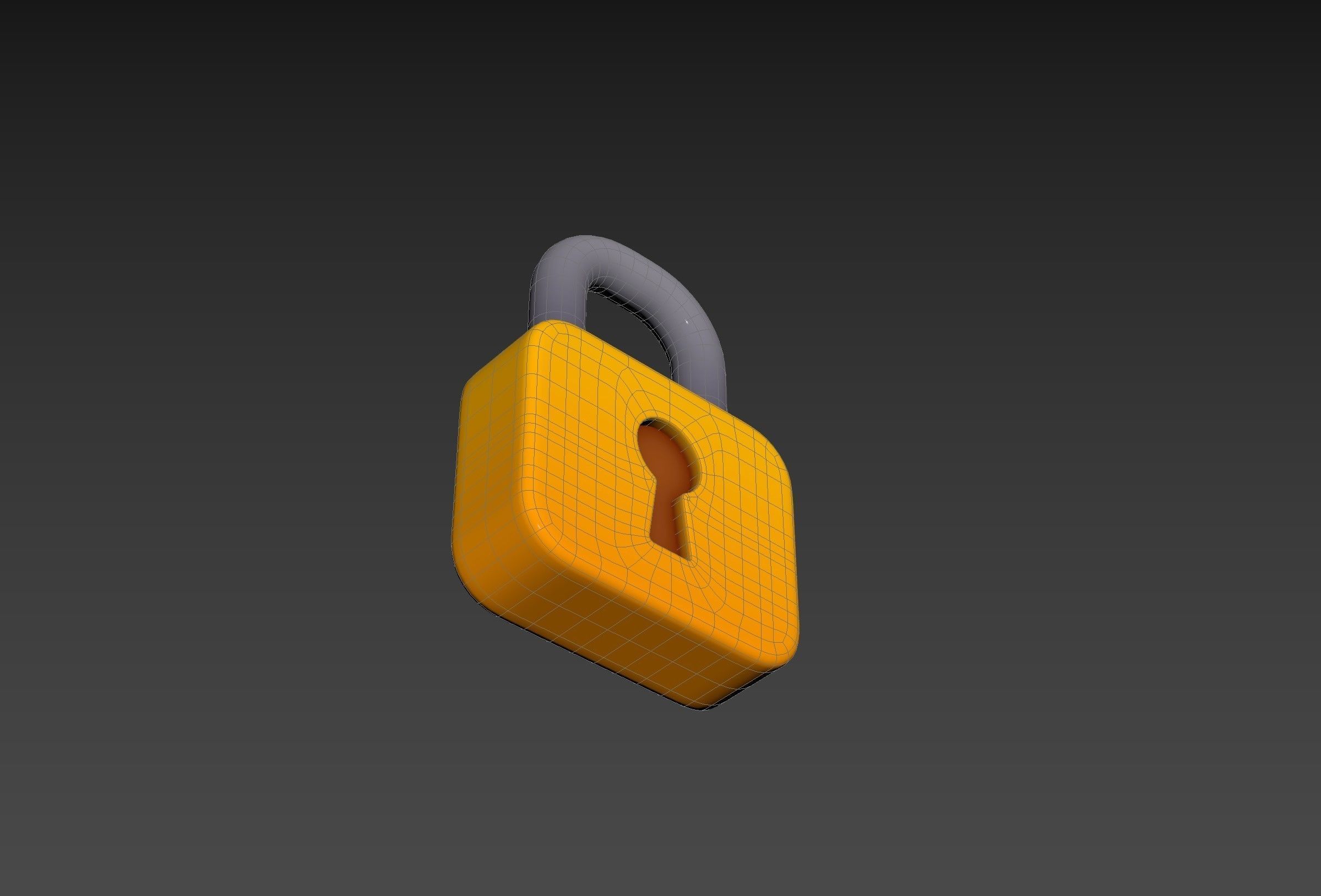 Padlock 3D model_20