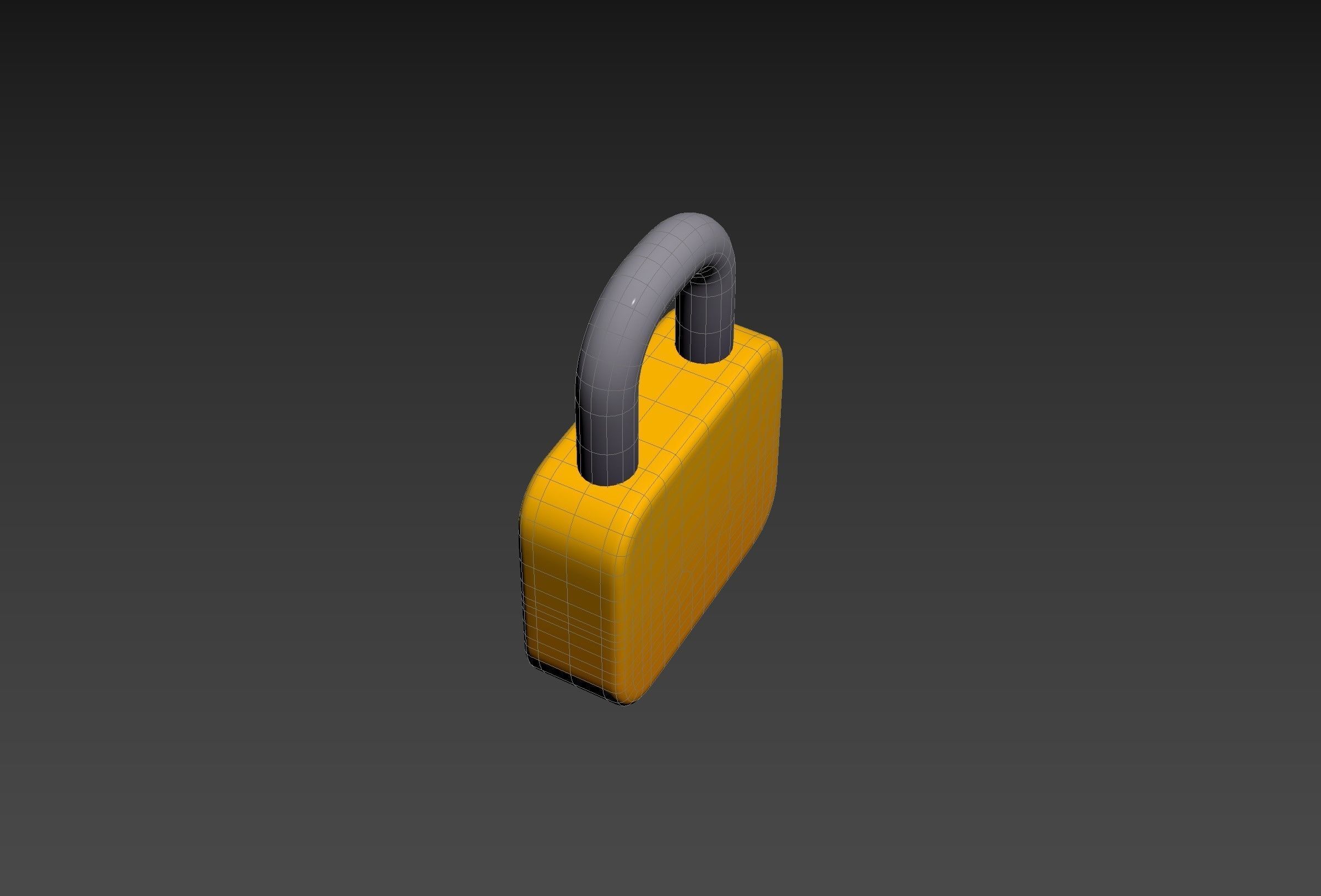Padlock 3D model_25