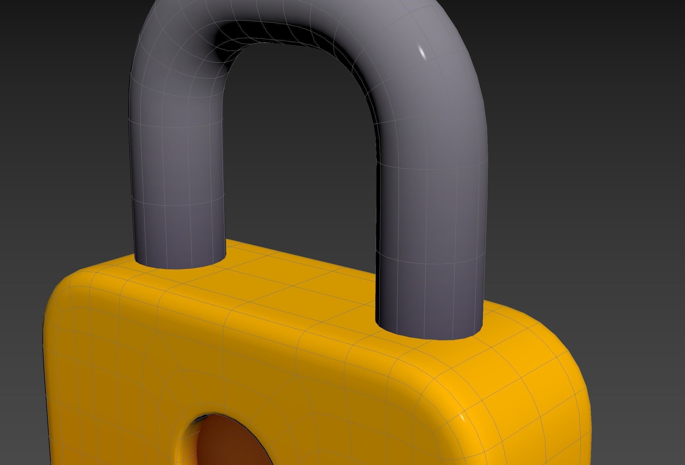 Padlock 3D model_29