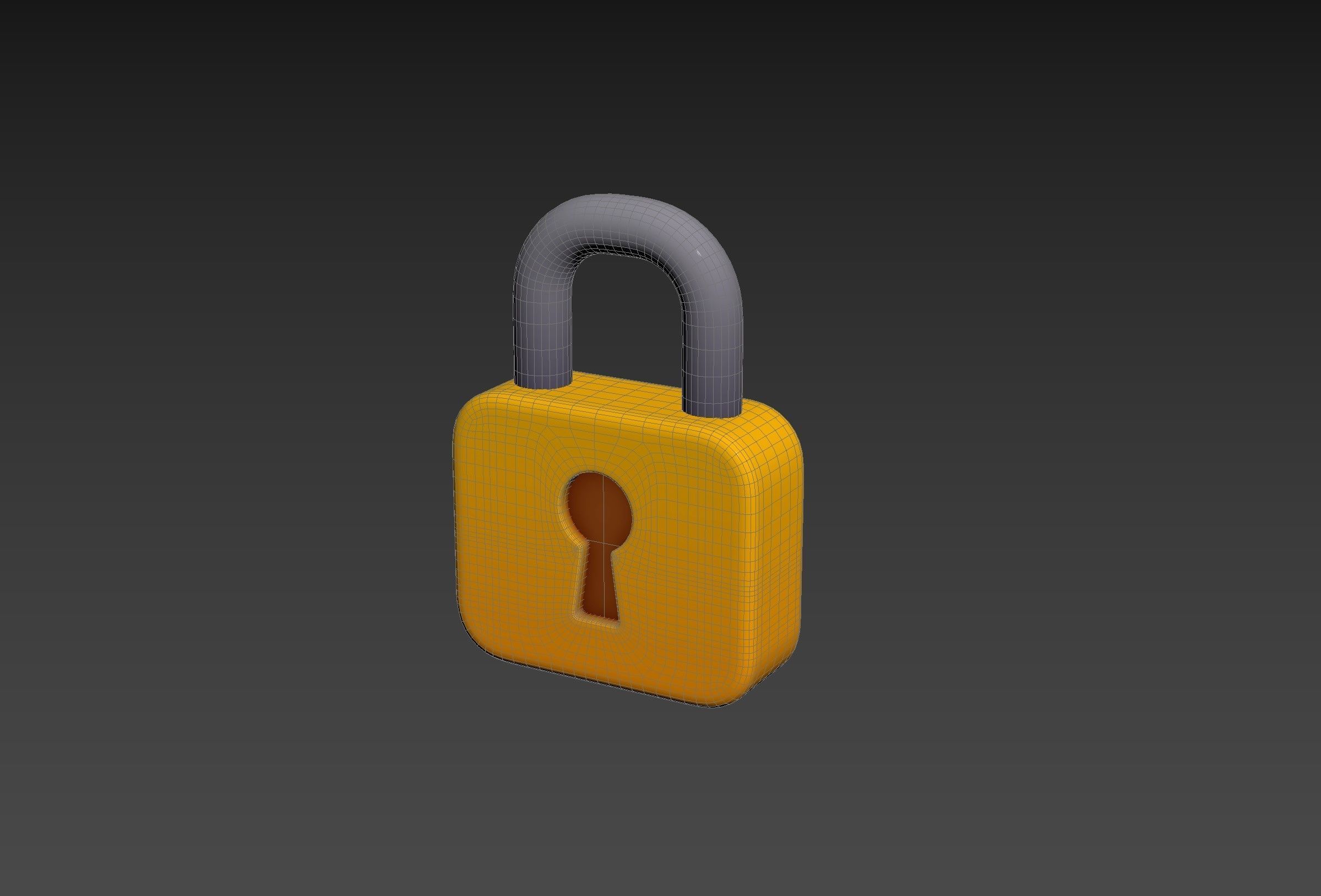 Padlock 3D model_18
