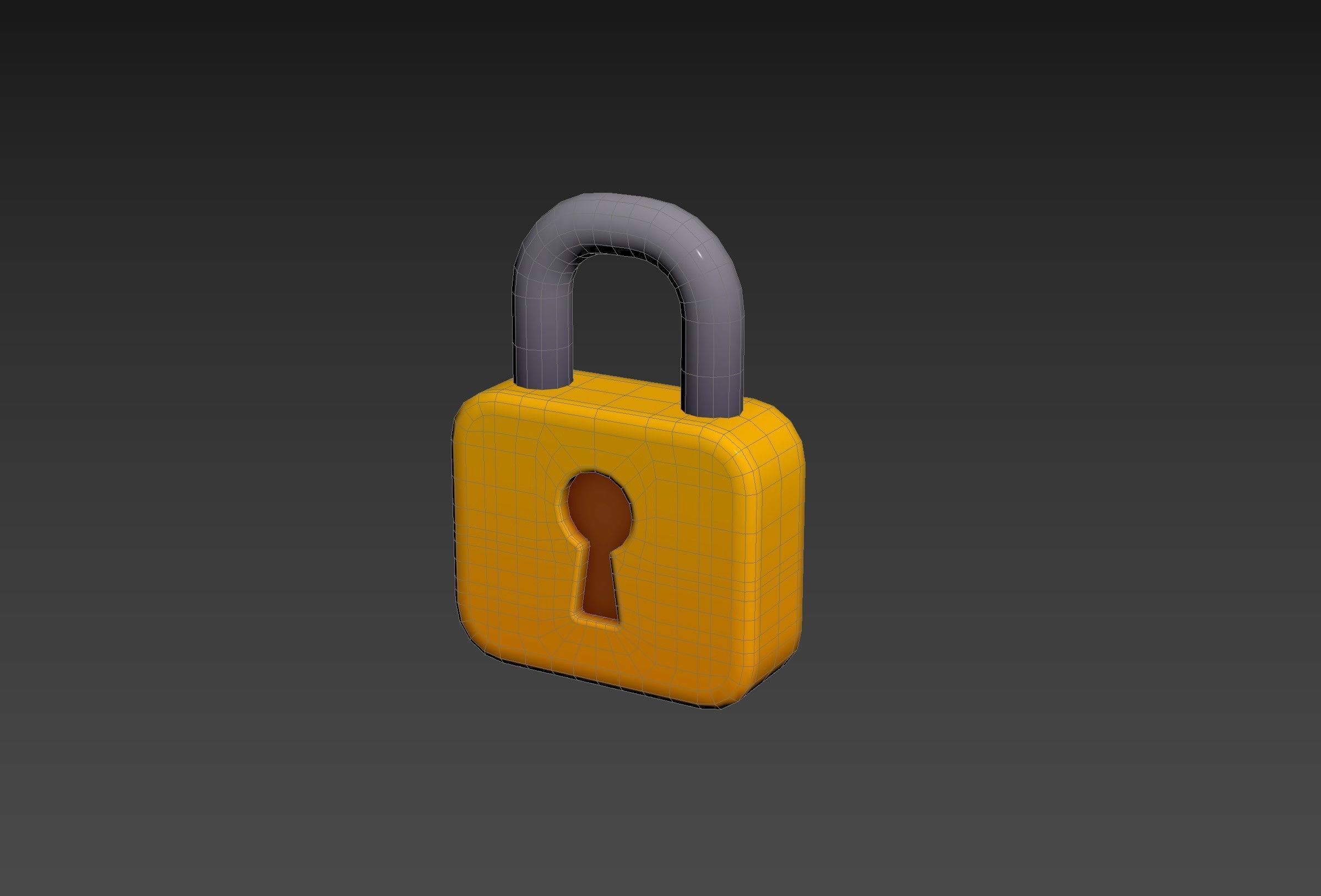 Padlock 3D model_17