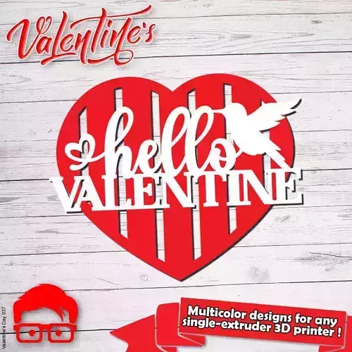 Valentines Day heart ornament gift for your loved one