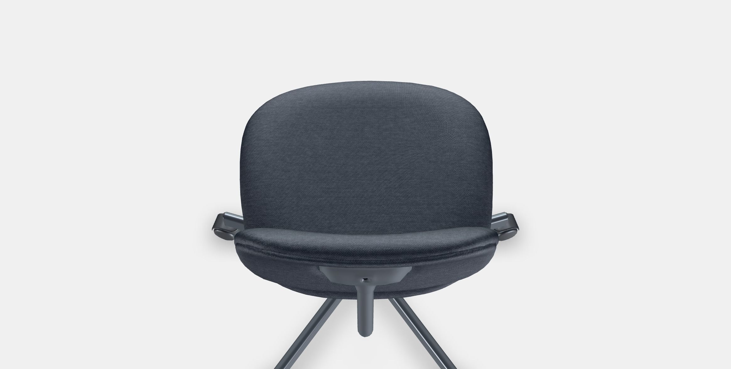 BLECKBERGET Swivel chair 2 Low-poly 3D model_3