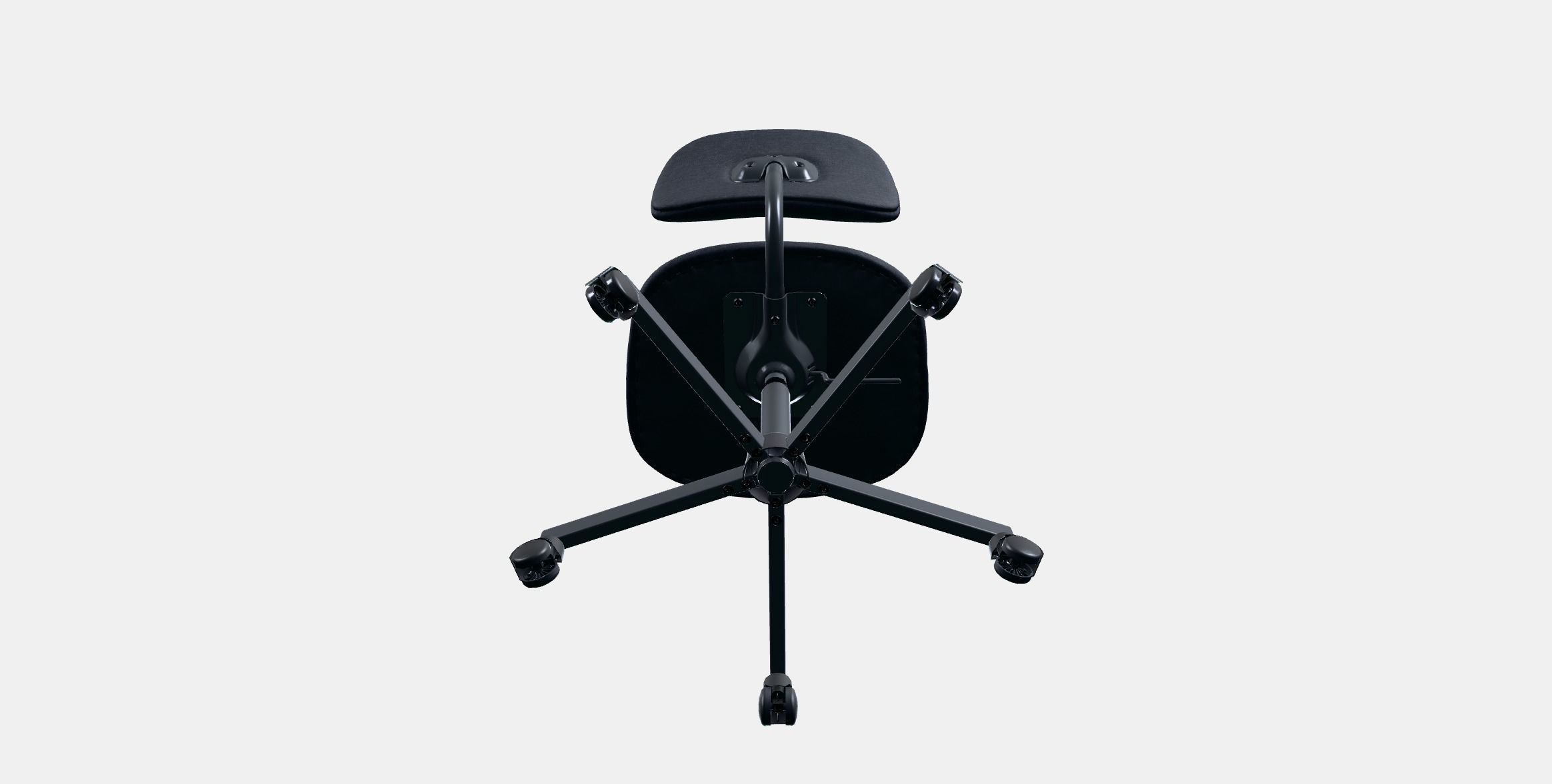 BLECKBERGET Swivel chair 2 Low-poly 3D model_7