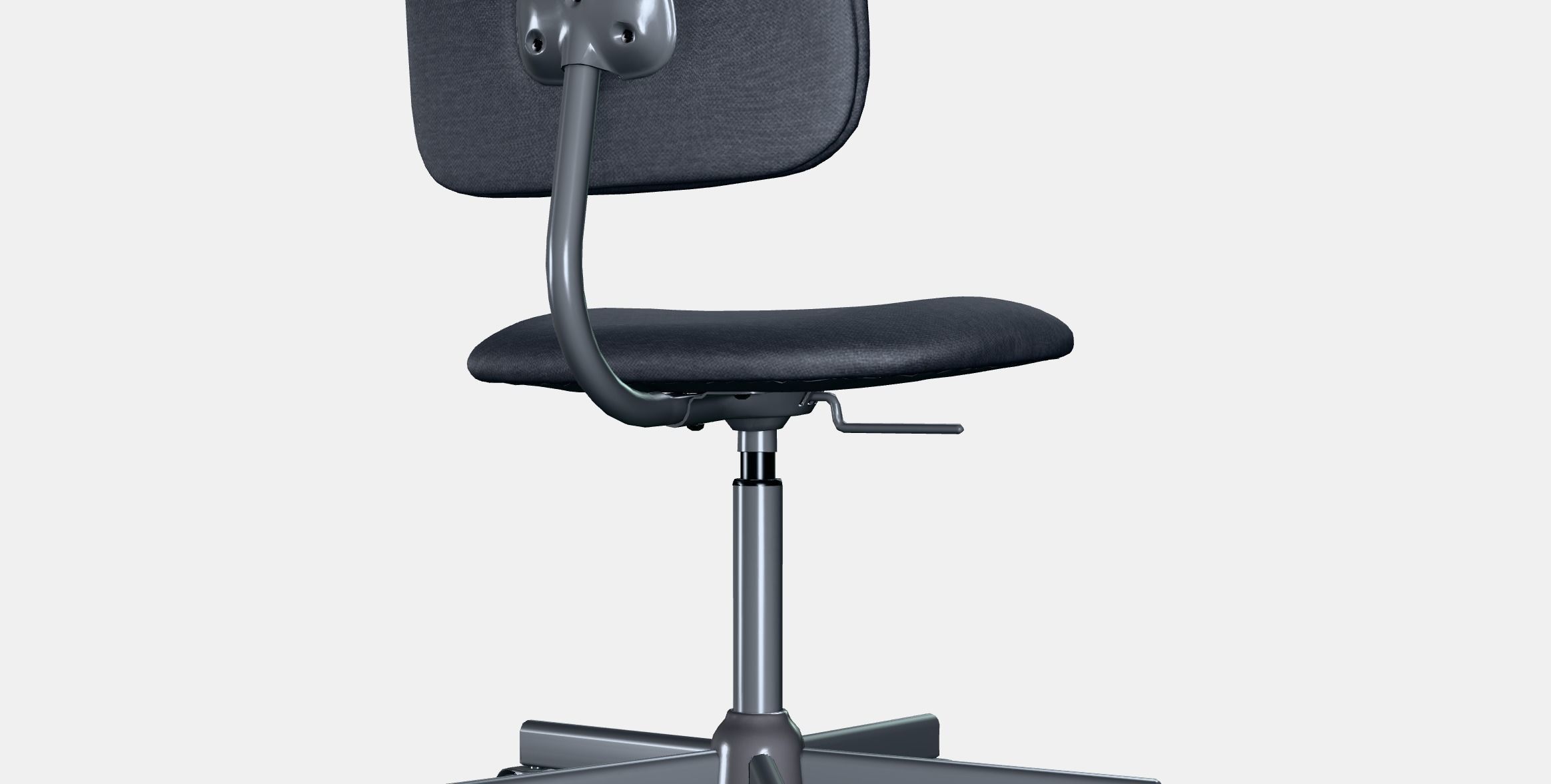 BLECKBERGET Swivel chair 2 Low-poly 3D model_6