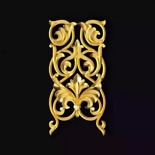 Central decor ornament for furniture