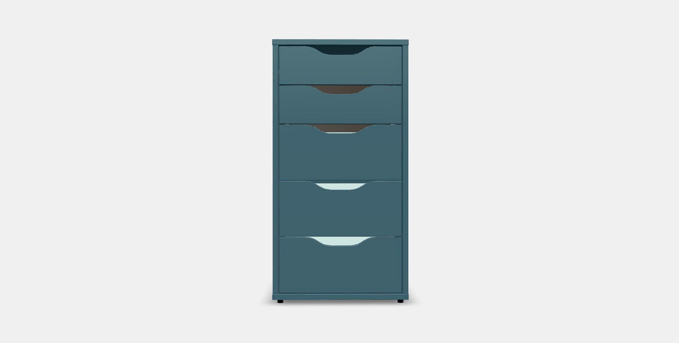 ALEX Drawer unit Low-poly 3D model_10