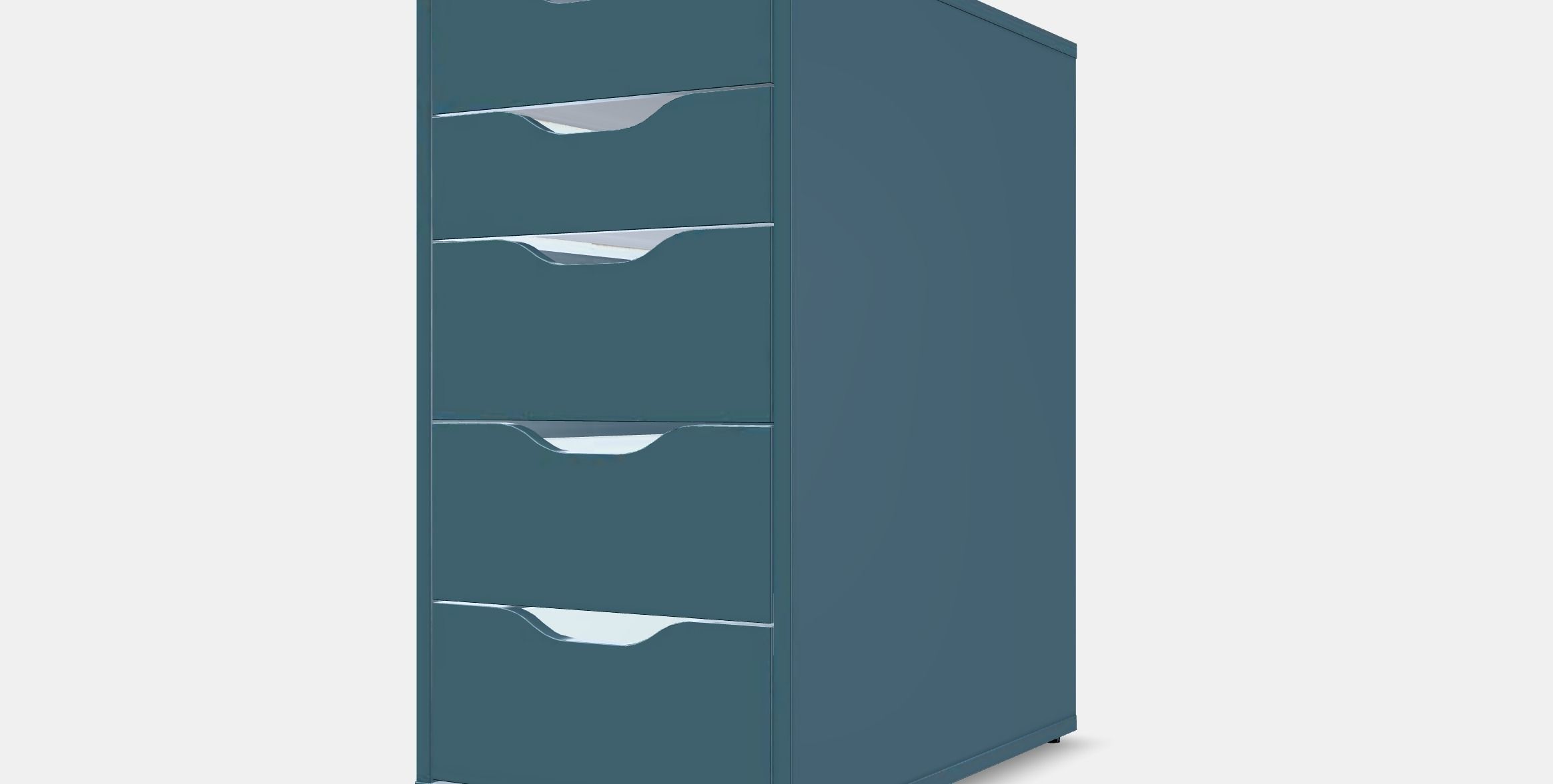 ALEX Drawer unit Low-poly 3D model_13