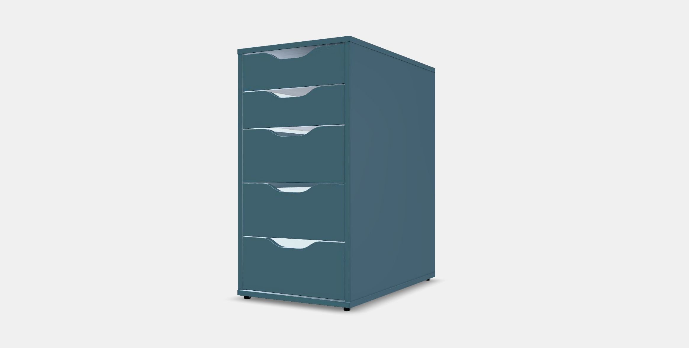 ALEX Drawer unit Low-poly 3D model_12