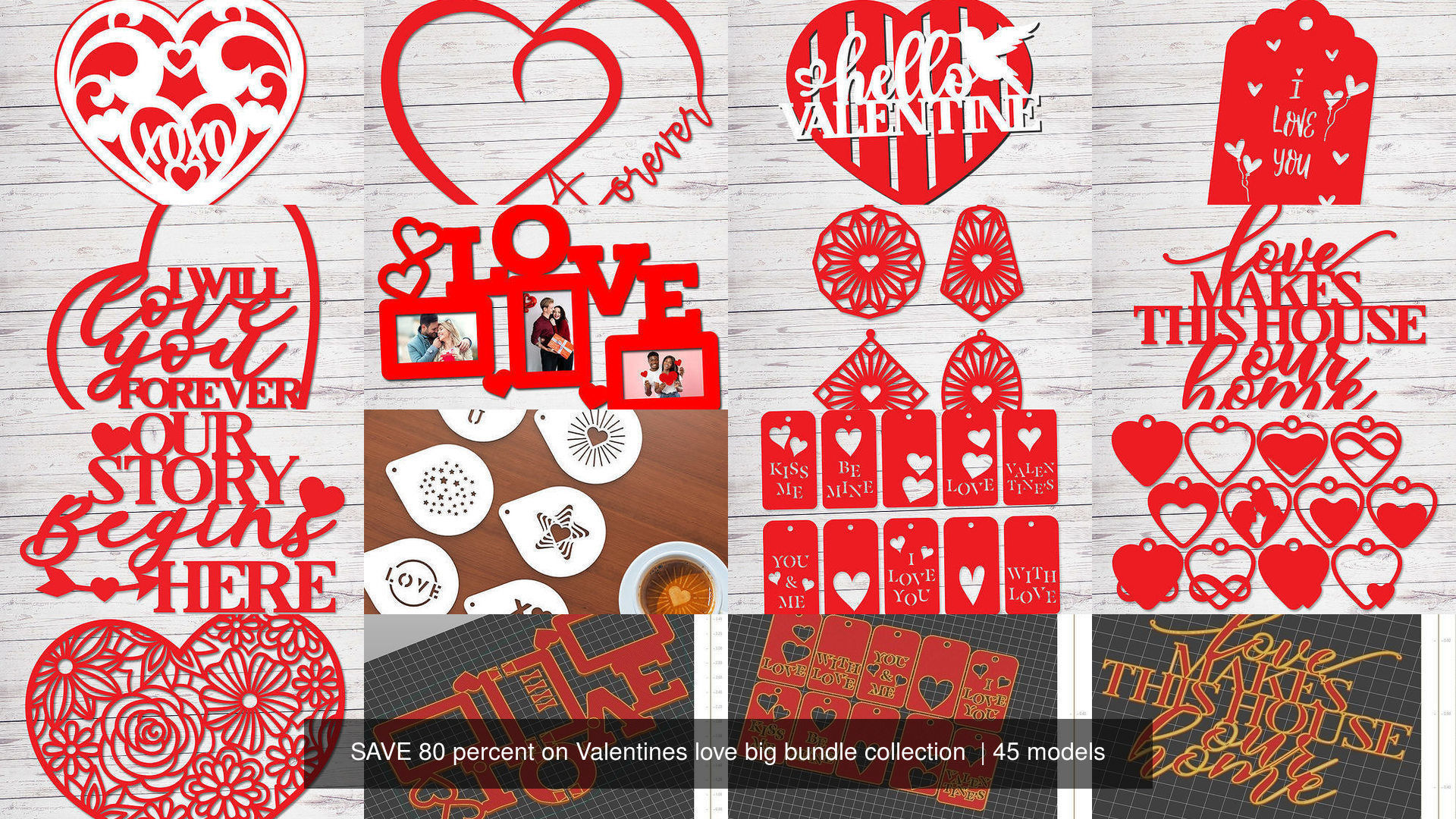 SAVE 80 percent on Valentines love big bundle collection  _7