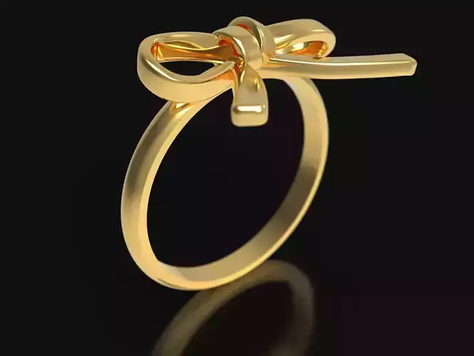 BOW TIE RING  3D print model