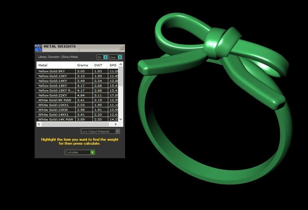 BOW TIE RING 3D print model_10