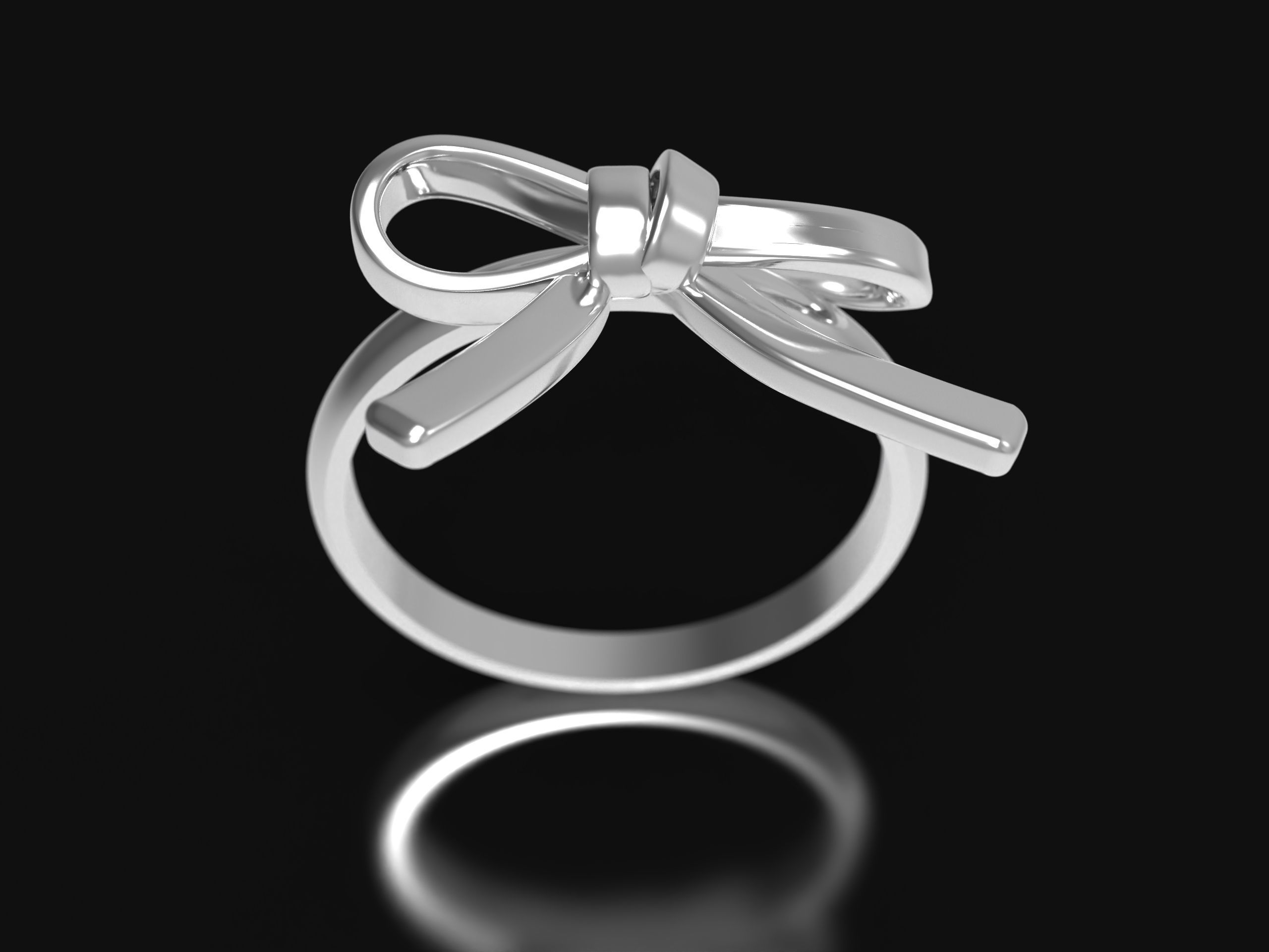 BOW TIE RING 3D print model_5