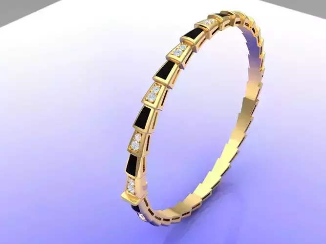 BRACELETS SERPENT GOLD SILVER