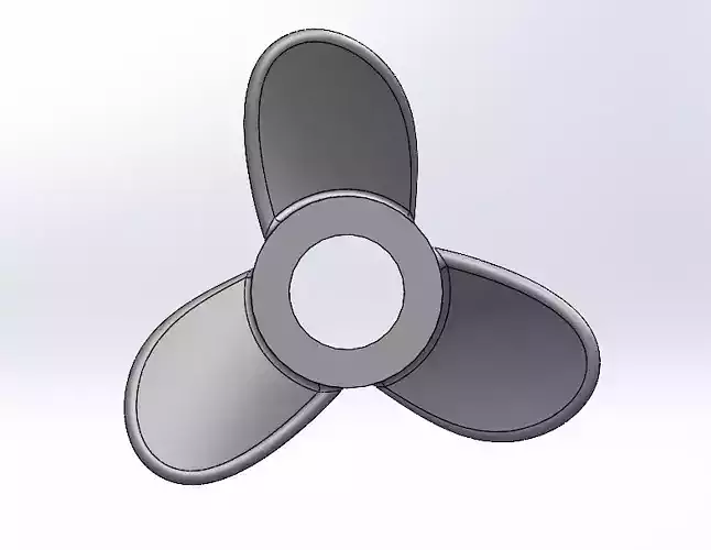 3D Printable Boat Propeller