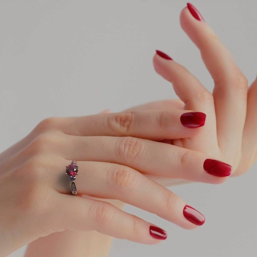 3 stone ring 3D print model_16