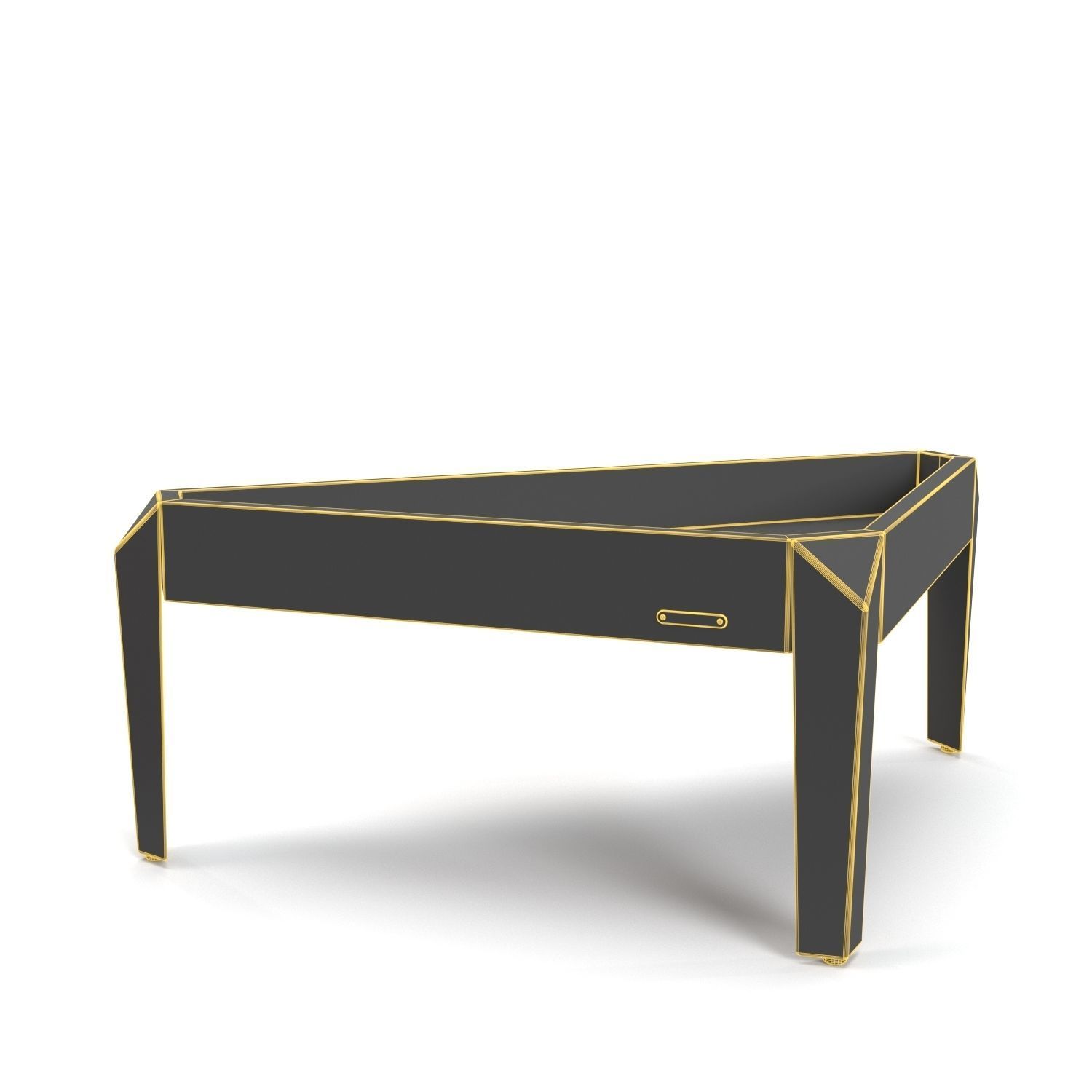 BRIXX Triangular Side Table PBR 3D model_5