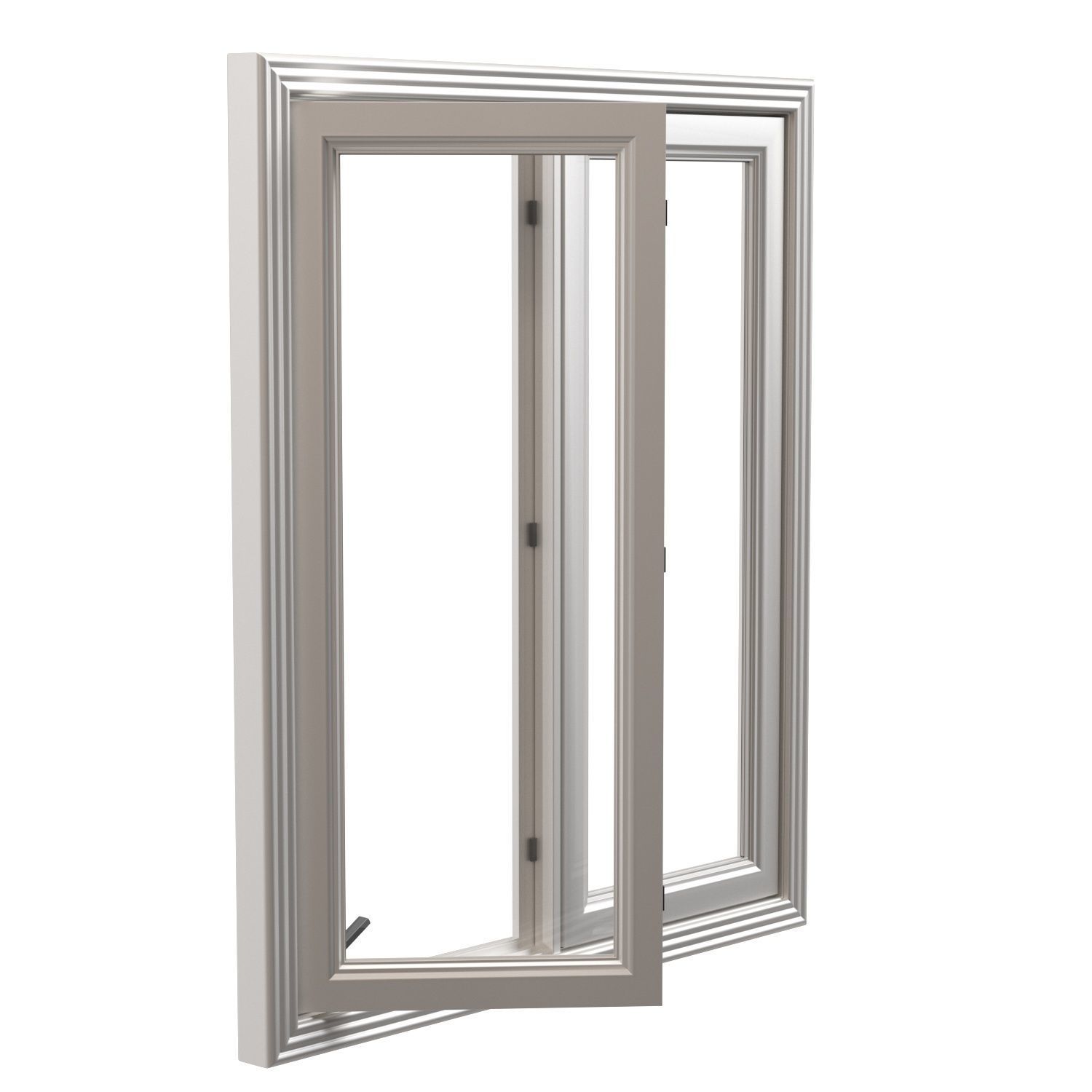 Casement Window PBR 3D model_1
