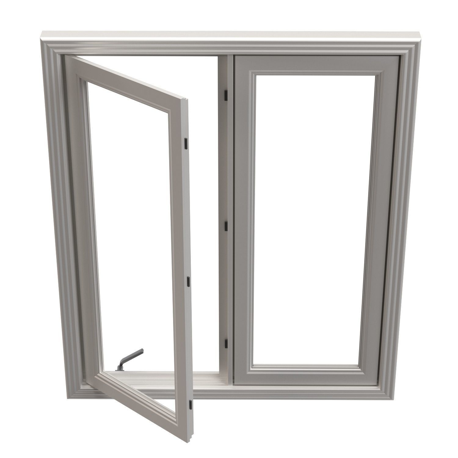 Casement Window PBR 3D model_2