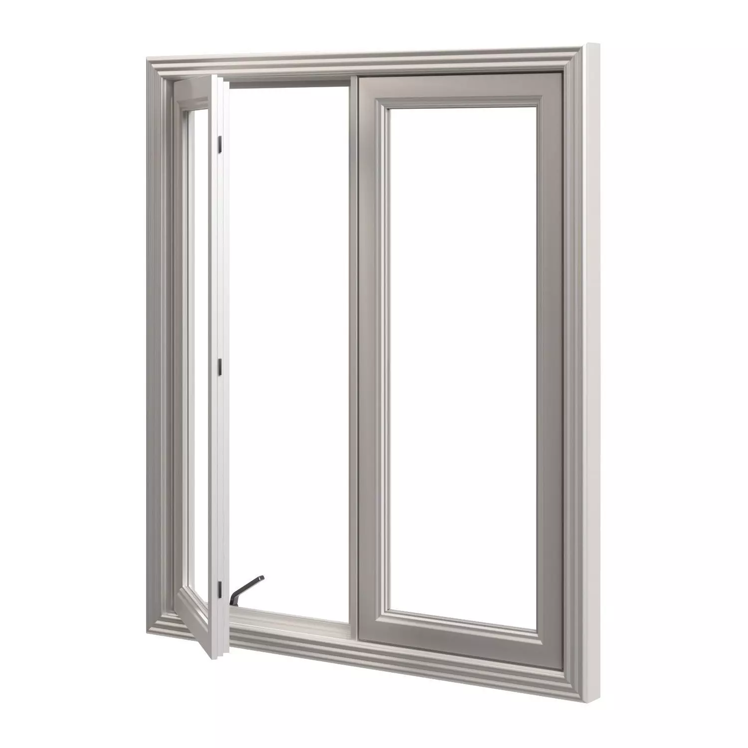 Casement Window PBR 3D model_0