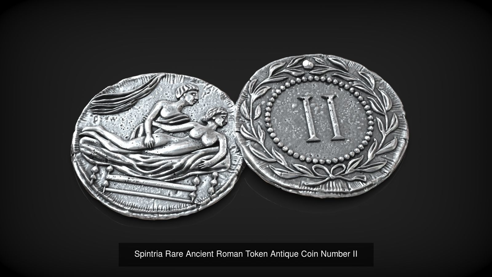 Spintria Rare Ancient Roman Token Antique Coins Collection _3