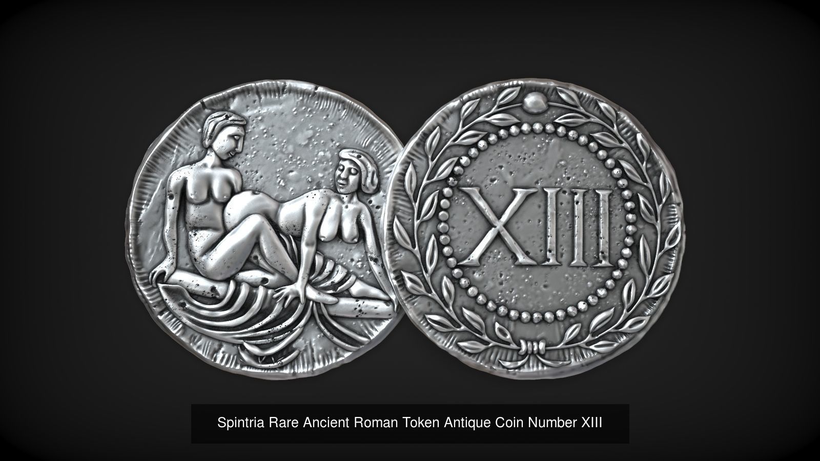 Spintria Rare Ancient Roman Token Antique Coins Collection _14