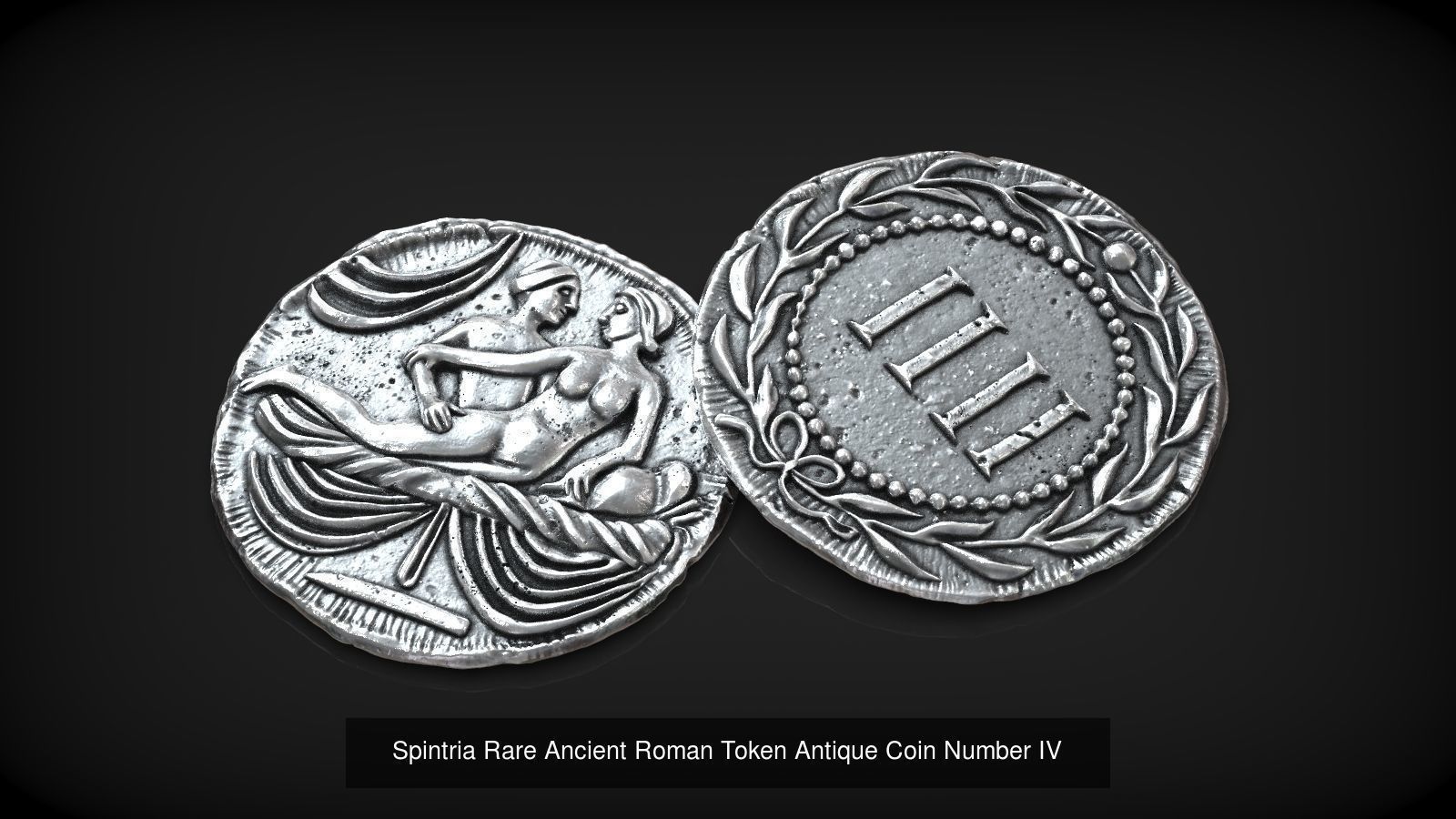 Spintria Rare Ancient Roman Token Antique Coins Collection _5