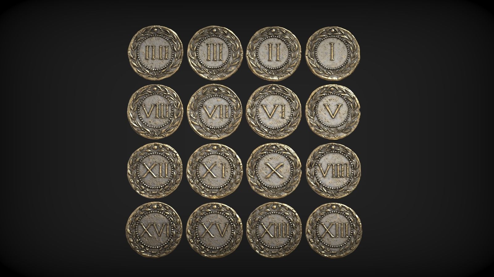 Spintria Rare Ancient Roman Token Antique Coins Collection _1