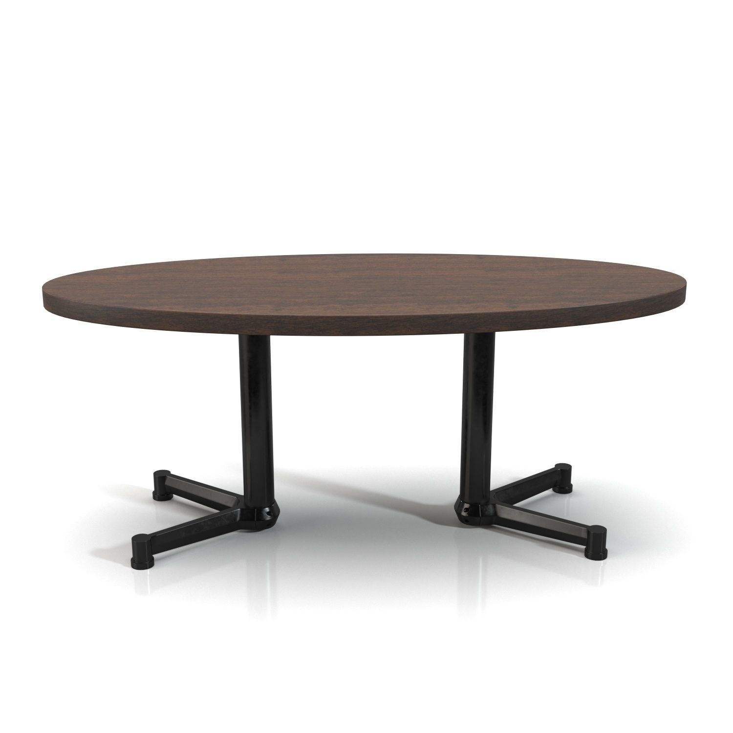 Ellipse Coffee Table PBR 3D model_2