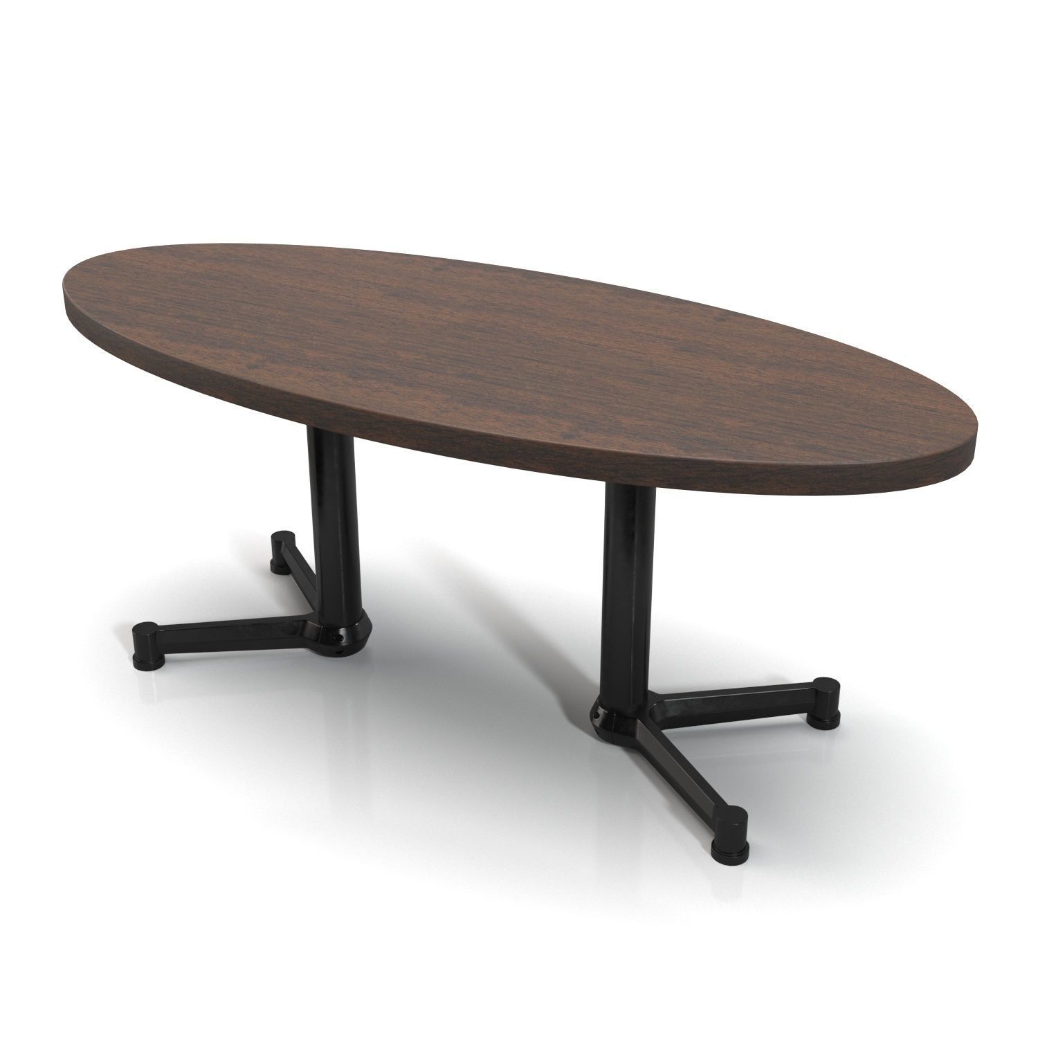 Ellipse Coffee Table PBR 3D model_4