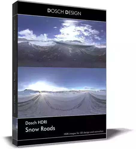 Dosch HDRI - Snow Roads