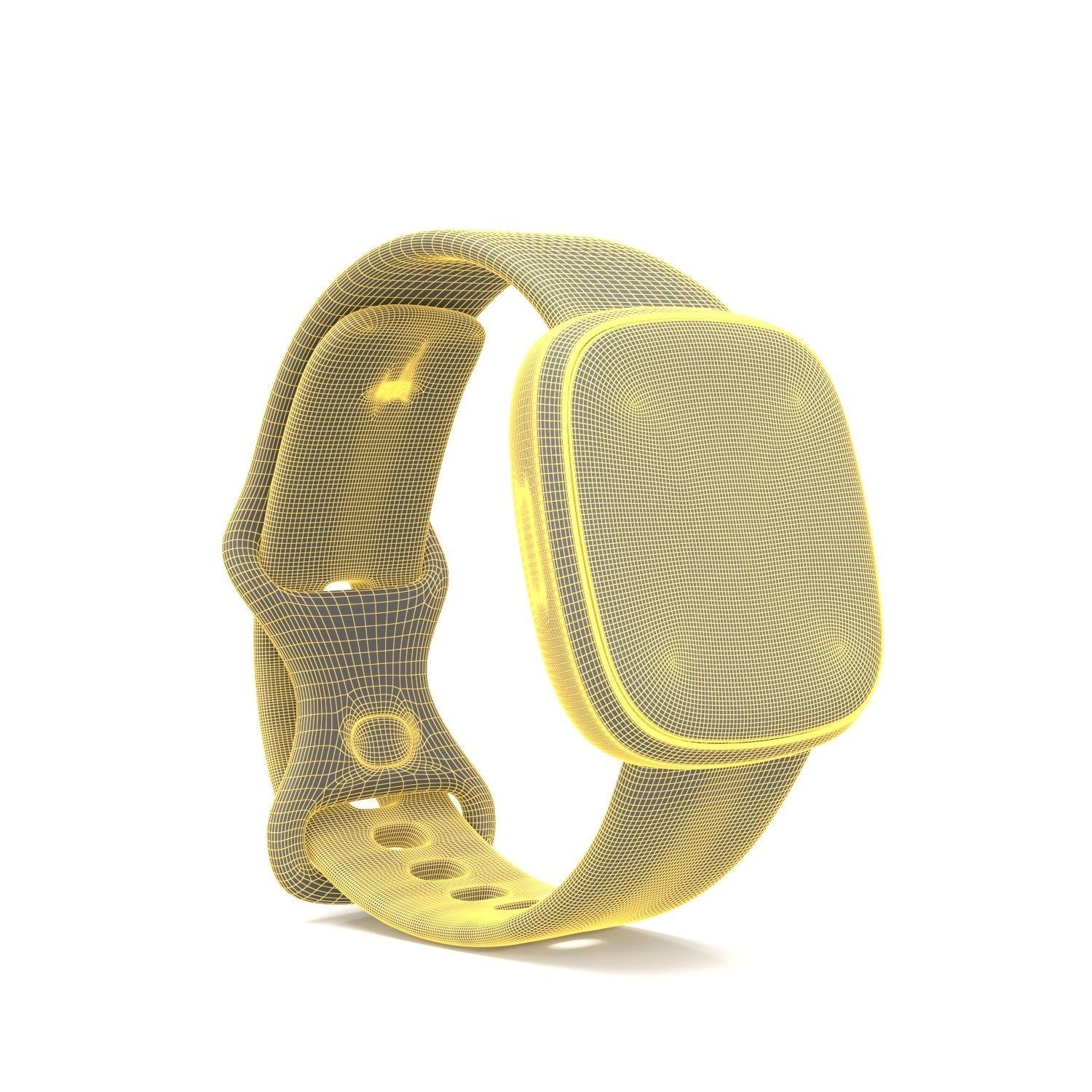 Fitbit Versa 2 Smartwatch PBR 3D model_5