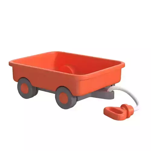 Green Toys Wagon Orange Pretend Play Motor Skills PBR