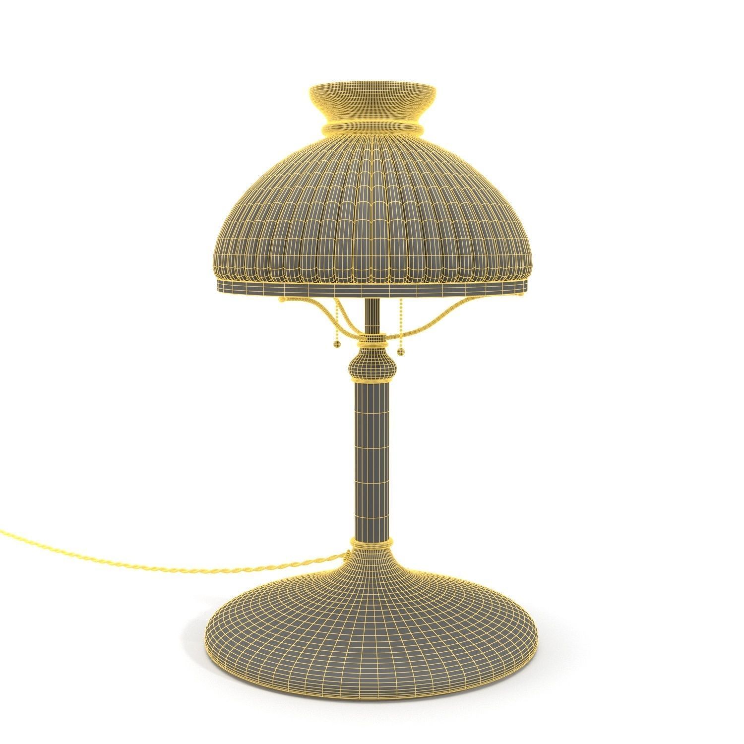 Library Table Lamp 40396 PBR 3D model_5