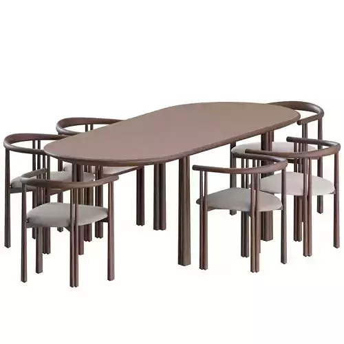 Elliot dining set by De La Espada 3D model