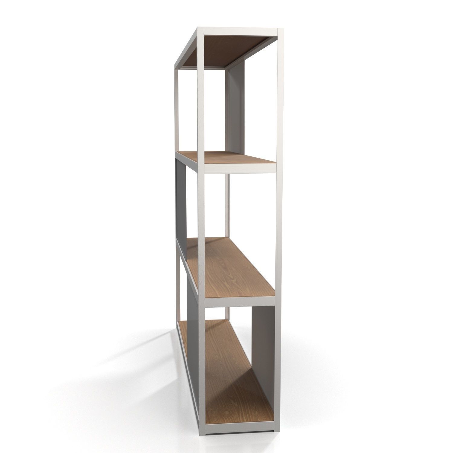 Loftwall Office Shelving PBR 3D model_1
